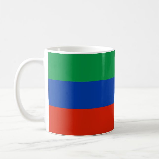Taza De Café Bandera de Daguestán (Izquierda)