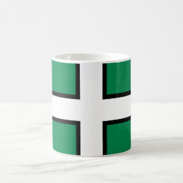 Taza De Café Bandera de Devon (condado del Reino Unido)