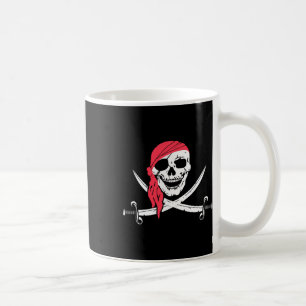 Taza De Café Bandera De Disfraces De Jolly Roger Y Calico Jack 