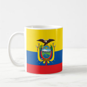 Taza De Café Bandera de Ecuador