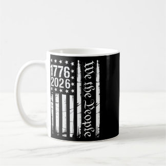 Taza De Café Bandera de EE. UU. Historia Patriótica 1776 2026 2
