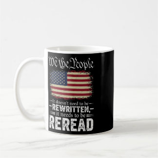 Taza De Café Bandera de EE. UU. La constitución de EE. UU. nece