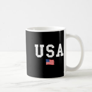 Taza De Café Bandera de EE. UU. patriótica bandera americana ho