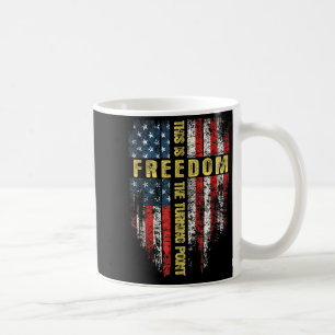 Taza De Café Bandera de EE. UU. Patriótico - Este Es El Punto d