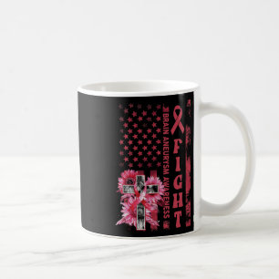 Taza De Café Bandera De Eeuu Sunflower Christian Burgundy Braur