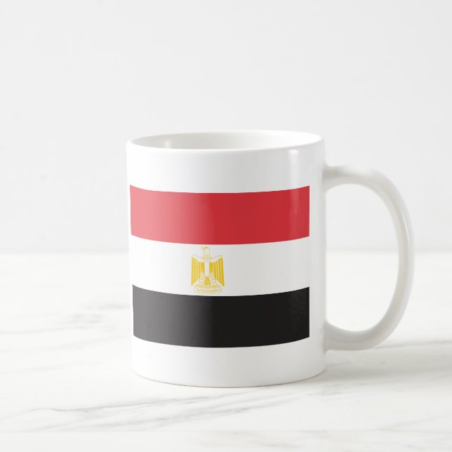 Taza De Café Bandera de Egipto (Derecha)
