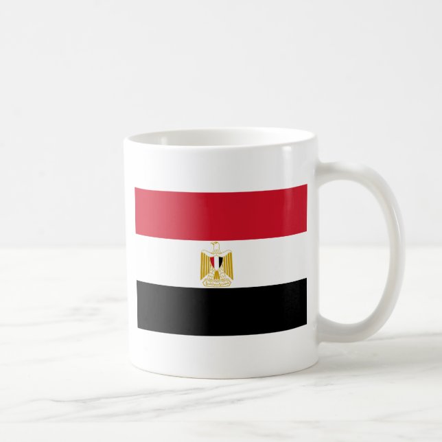 Taza De Café Bandera de Egipto (Derecha)