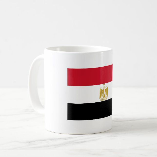 Taza De Café Bandera de Egipto (Anverso izquierdo)