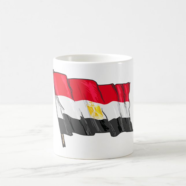 Taza De Café Bandera de Egipto (Subido por el creador)