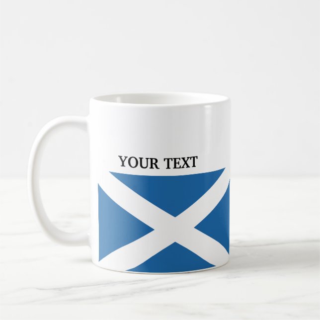 Taza De Café Bandera de Escocia (Izquierda)