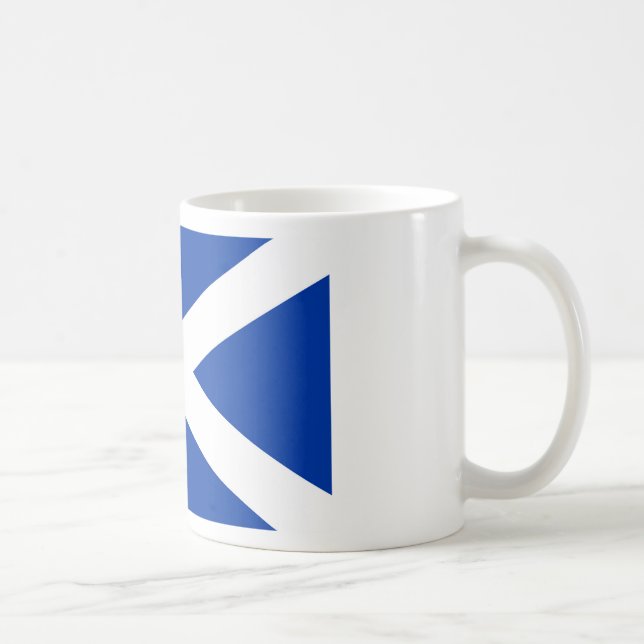 Taza De Café Bandera de Escocia Saltire - Imagen de alta calida (Derecha)