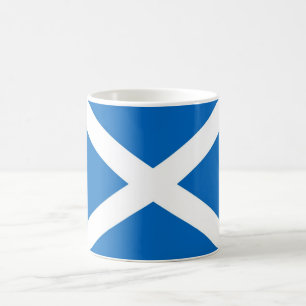 Taza De Café Bandera de Escocia / Saltire Mug