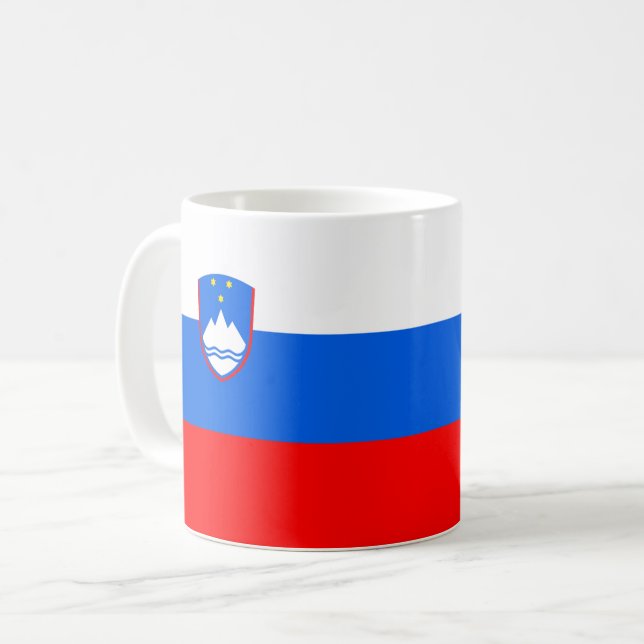 Taza De Café Bandera de Eslovenia (Anverso izquierdo)