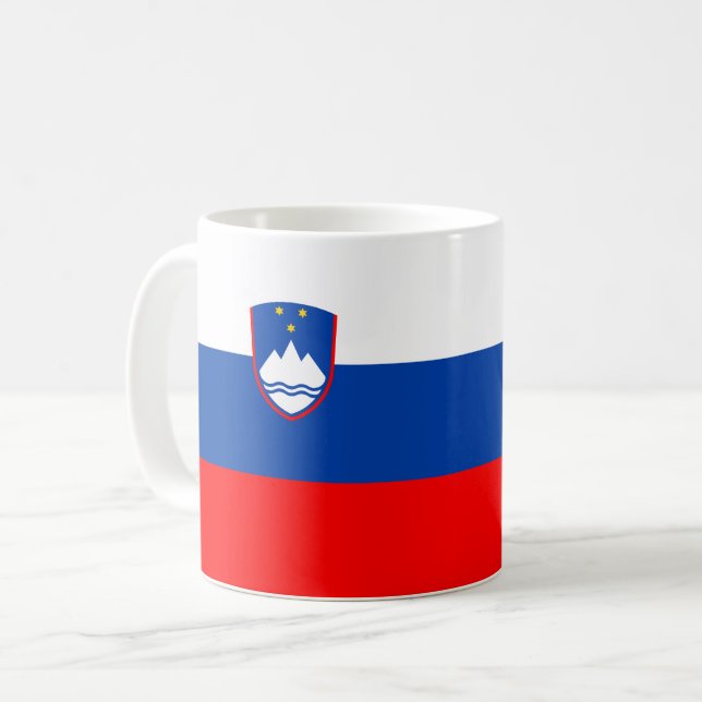 Taza De Café Bandera de Eslovenia (Anverso izquierdo)