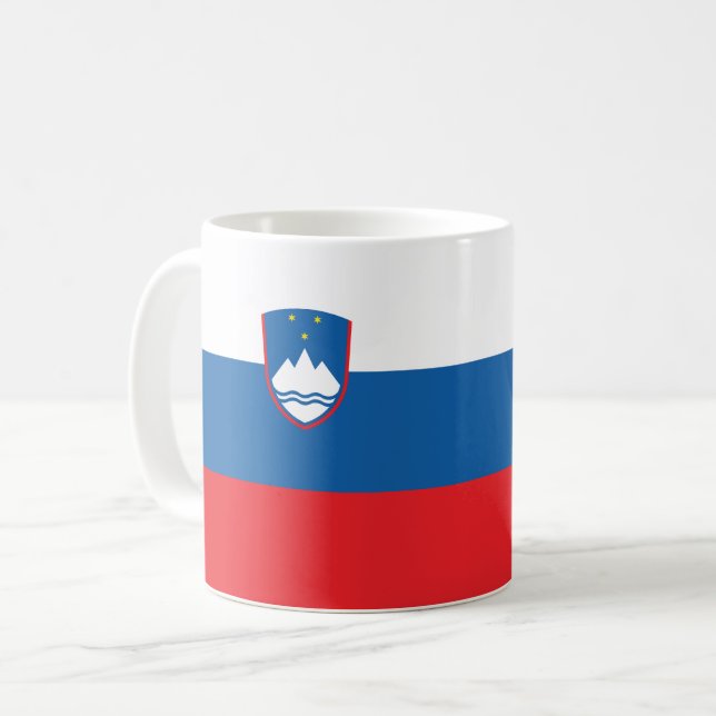 Taza De Café Bandera de Eslovenia (Anverso izquierdo)