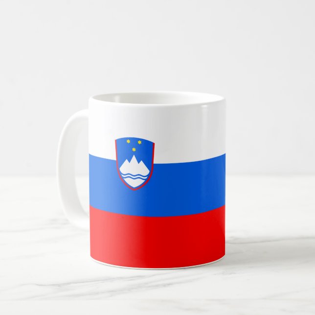 Taza De Café Bandera de Eslovenia (Anverso izquierdo)