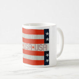 Taza De Café Bandera de Estados Unidos