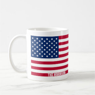 Taza De Café Bandera de Estados Unidos