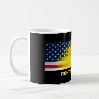 Taza De Café Bandera de Estados Unidos con bandera de Gadsden M