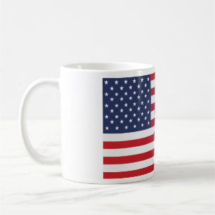 Taza De Café Bandera de Estados Unidos con bandera israelí