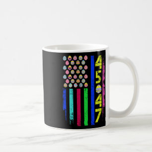 Taza De Café Bandera de Estados Unidos con huevos Divertidos Tr