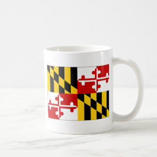 Taza De Café Bandera de Estados Unidos Maryland