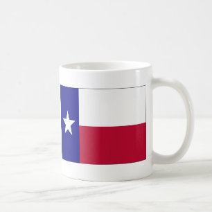 Taza De Café Bandera de estrella solitaria de Texas