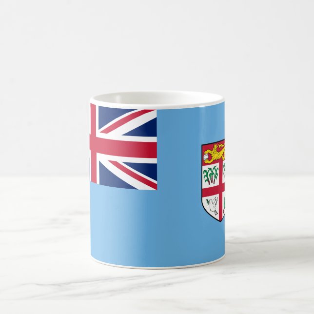 Taza De Café Bandera de Fiji (Fiji) (Centro)