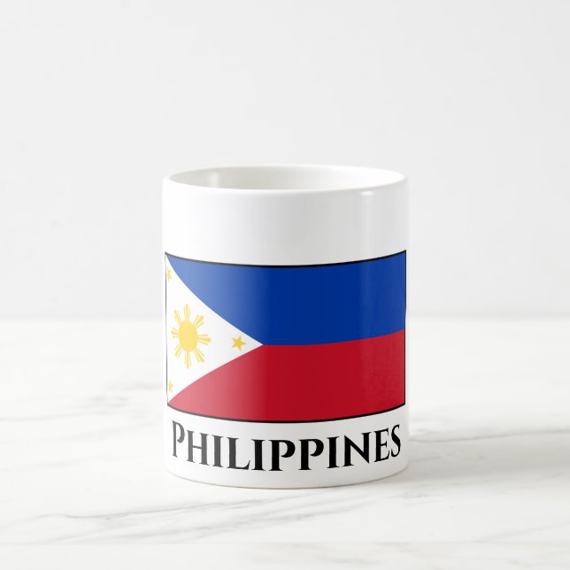 Taza De Café Bandera de Filipinas (Centro)