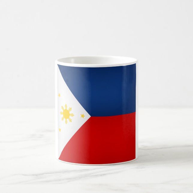 Taza De Café Bandera de Filipinas Guay (Centro)