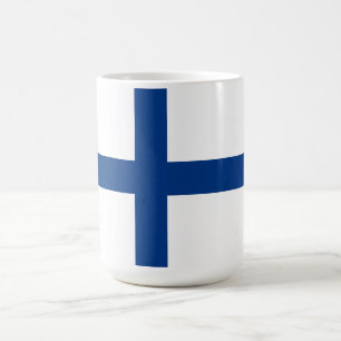 Taza De Café Bandera de Finlandia