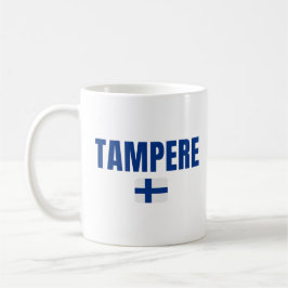 Taza De Café Bandera de Finlandia de TAMPERE