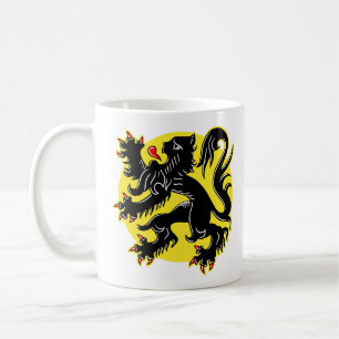 Taza De Café Bandera de Flandes