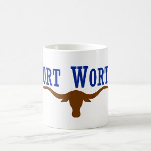 Taza De Café Bandera de Fort Worth