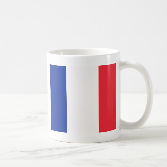 Taza De Café Bandera de Francia (Derecha)