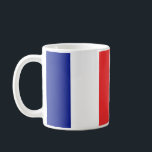 Taza De Café Bandera de Francia Tricolore Francés<br><div class="desc">La bandera de Francia o Drapeau de la France es una bandera tricolor con tres bandas verticales de color azul, blanco y rojo. Se le conoce como la tricolor francesa o simplemente la tricolor o tricolor. A comienzos de la Revolución Francesa, la milicia de París, que tuvo un papel destacado...</div>