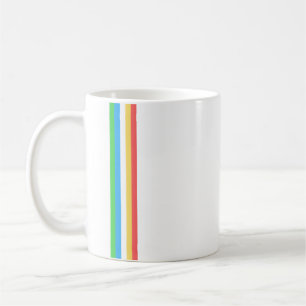 Taza De Café Bandera de franjas de orgullo por discapacidad