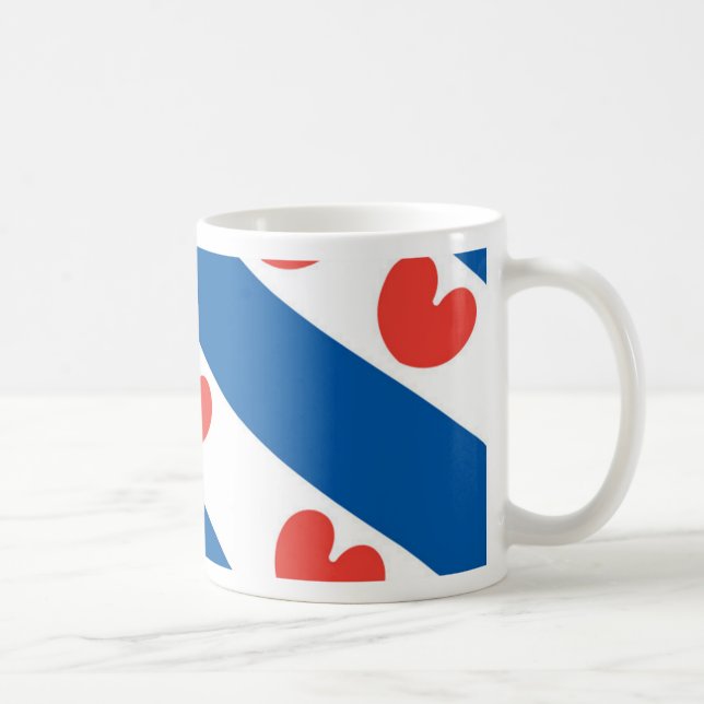 Taza De Café Bandera de Frisia (Derecha)