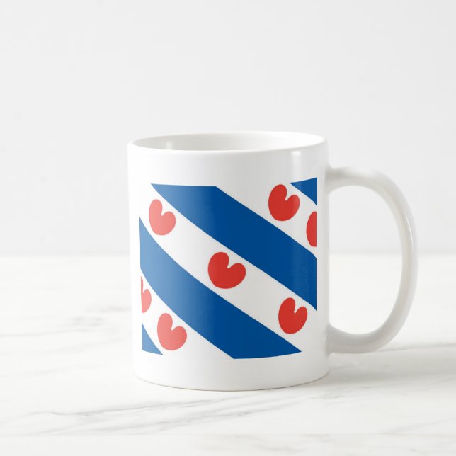Taza De Café Bandera de Frisia (Derecha)