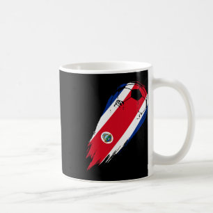 Taza De Café Bandera De Fútbol De Costa Rica