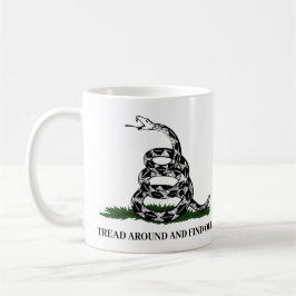 Taza De Café Bandera de Gadsden gira y descubre
