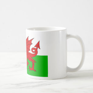 Taza De Café Bandera de Gales / Gales - Imagen de alta calidad
