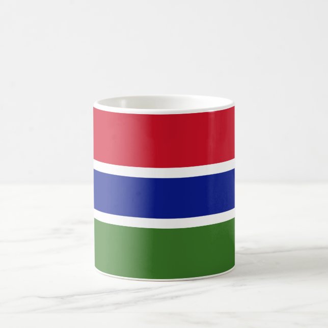Taza De Café Bandera de Gambia (Centro)