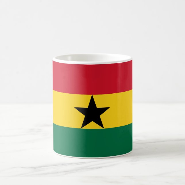 Taza De Café Bandera de Ghana (Centro)