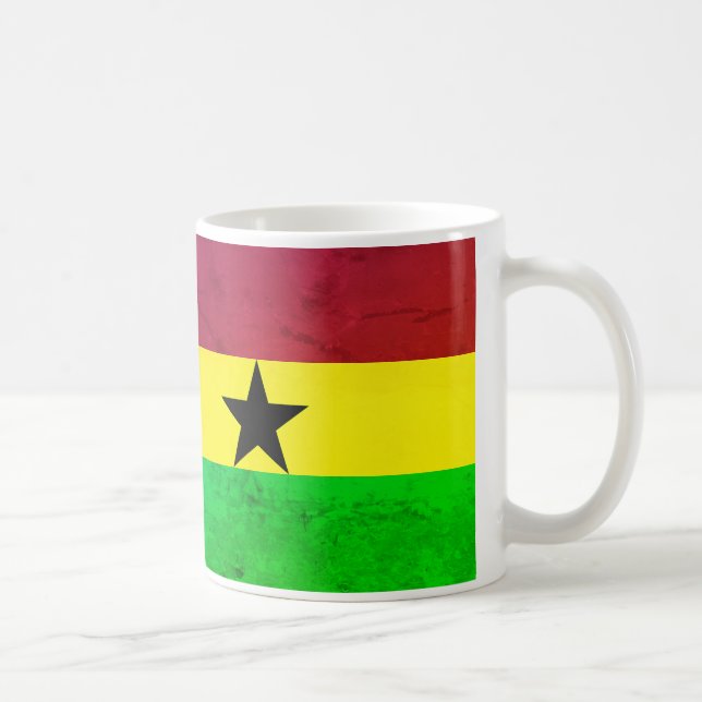 Taza De Café Bandera de Ghana (África occidental) (Derecha)