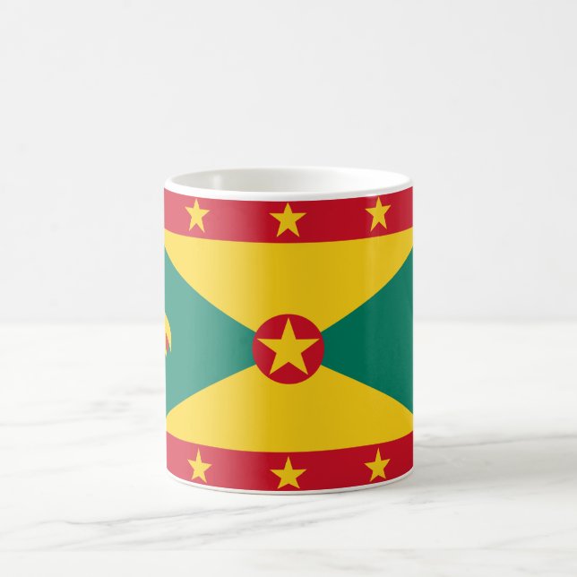 Taza De Café Bandera de Grenada (Centro)