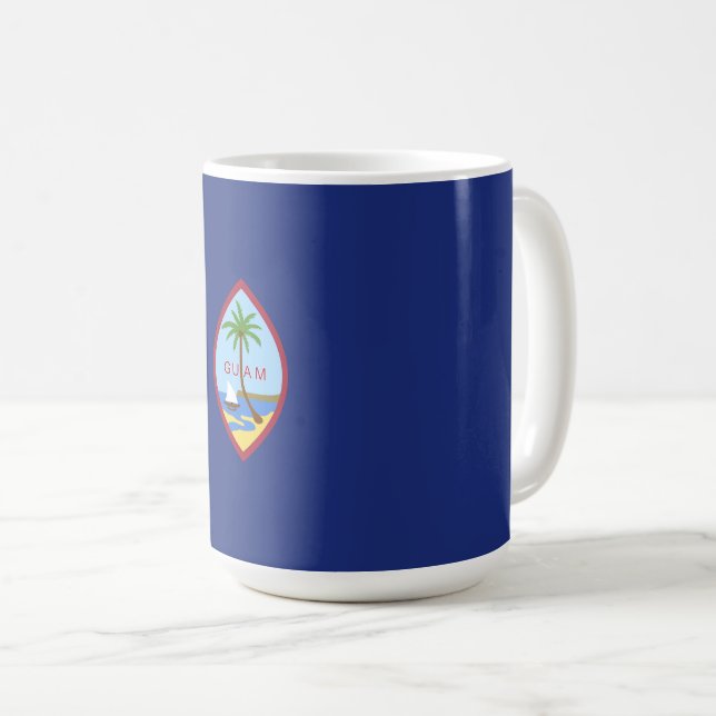 Taza De Café Bandera de Guam (Anverso derecho)