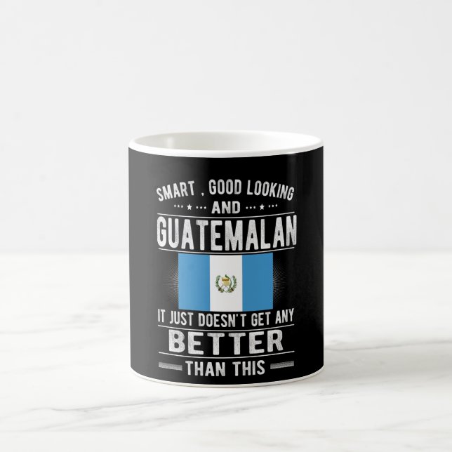 Taza De Café Bandera de Guatemala Orgullo de raíces guatemaltec (Centro)