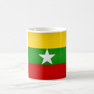 Taza De Café Bandera de Guay Myanmar
