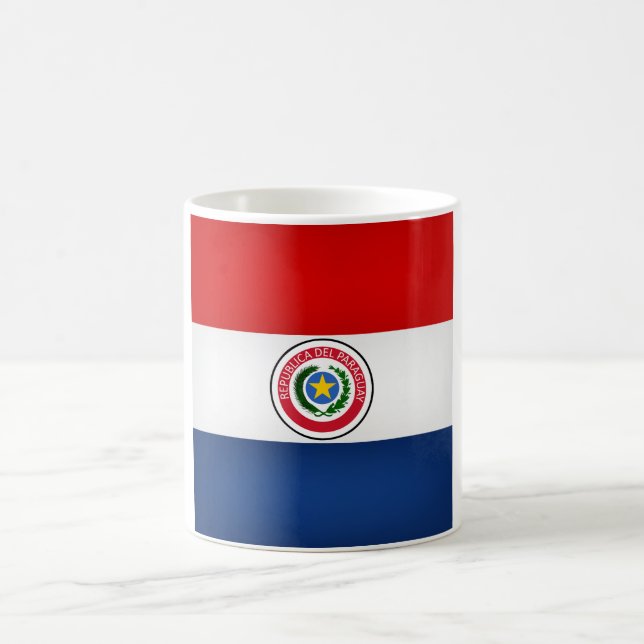 Taza De Café Bandera de Guay Paraguay (Centro)